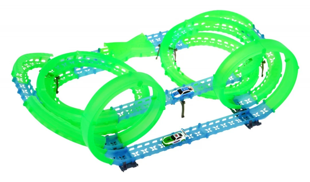 Svjetleća trkaća staza Rapid World s 2 R/C autića_3
