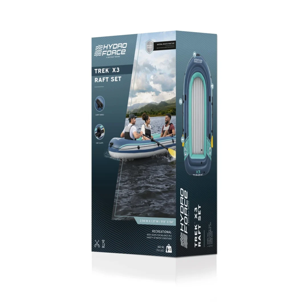 TREK X3 Ponton 294 cm x 137 cm + BESTWAY pribor_11
