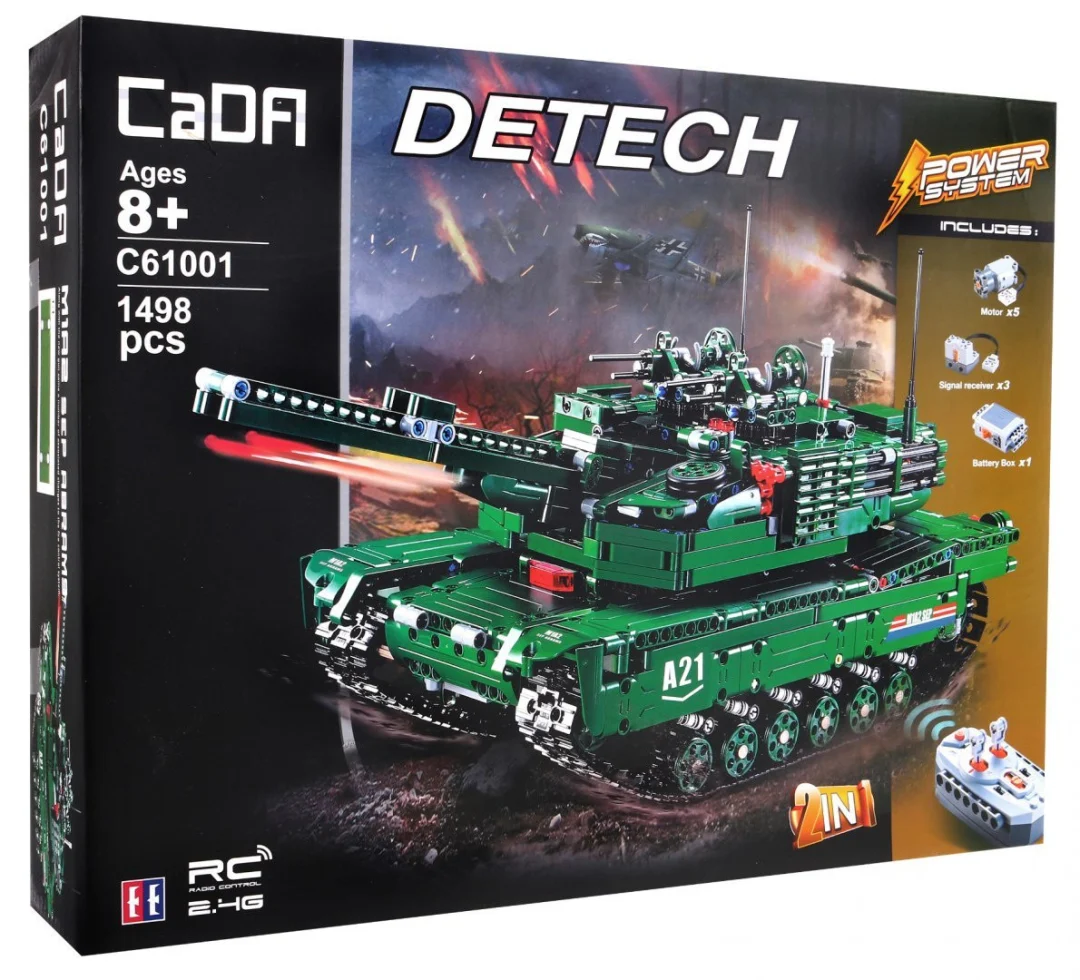 Tehničke kocke tenk R/C 2 u 1 1498 dijelova 8+_1