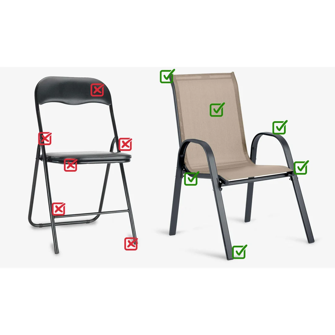 Tekstilne vrtne stolice Sofotel SO-980, set od 4 komada, siva, var. 298002-4_12