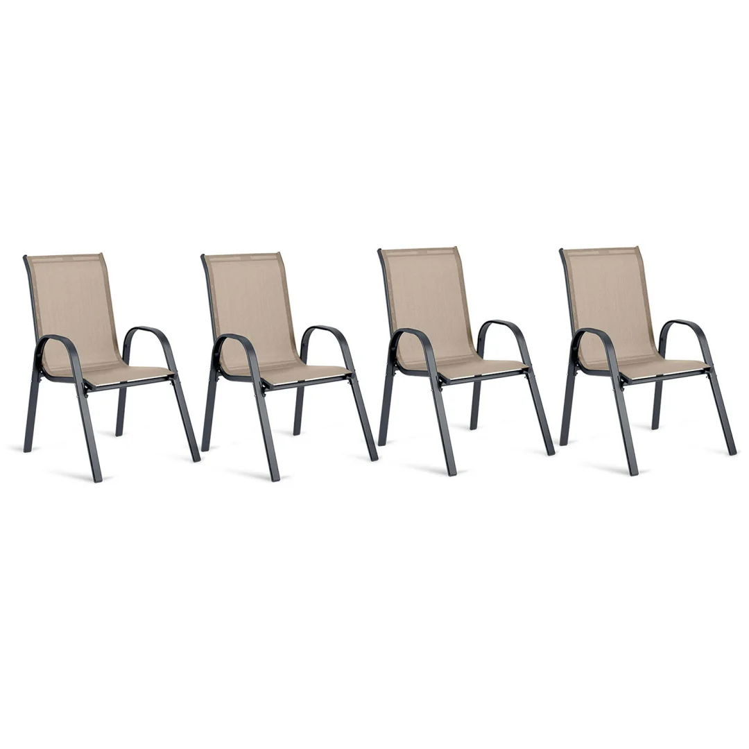 Tekstilne vrtne stolice Sofotel SO-980, set od 4 komada, siva, var. 298002-4_3
