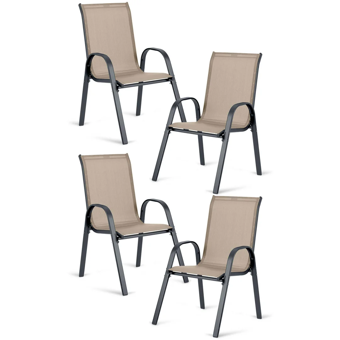 Tekstilne vrtne stolice Sofotel SO-980, set od 4 komada, siva, var. 298002-4_4