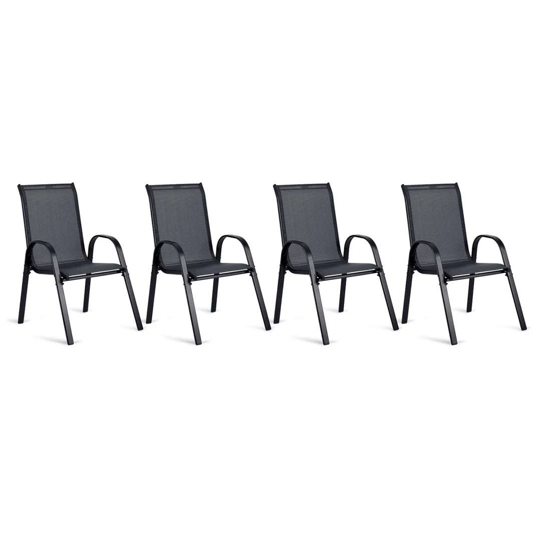 Tekstilne vrtne stolice Sofotel SO-980, set od 4 komada, siva_8