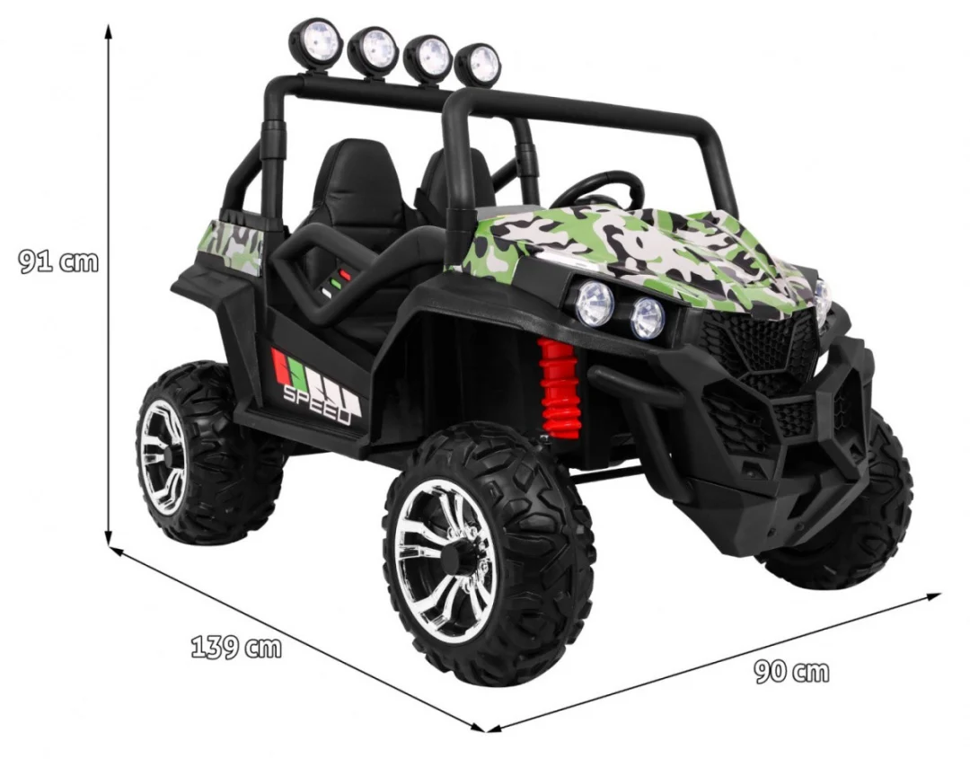 Terenski Grand Buggy Lift za djecu Moro + 4x4 pogon + daljinski upravljač + prtljažnik + MP3 radio_2