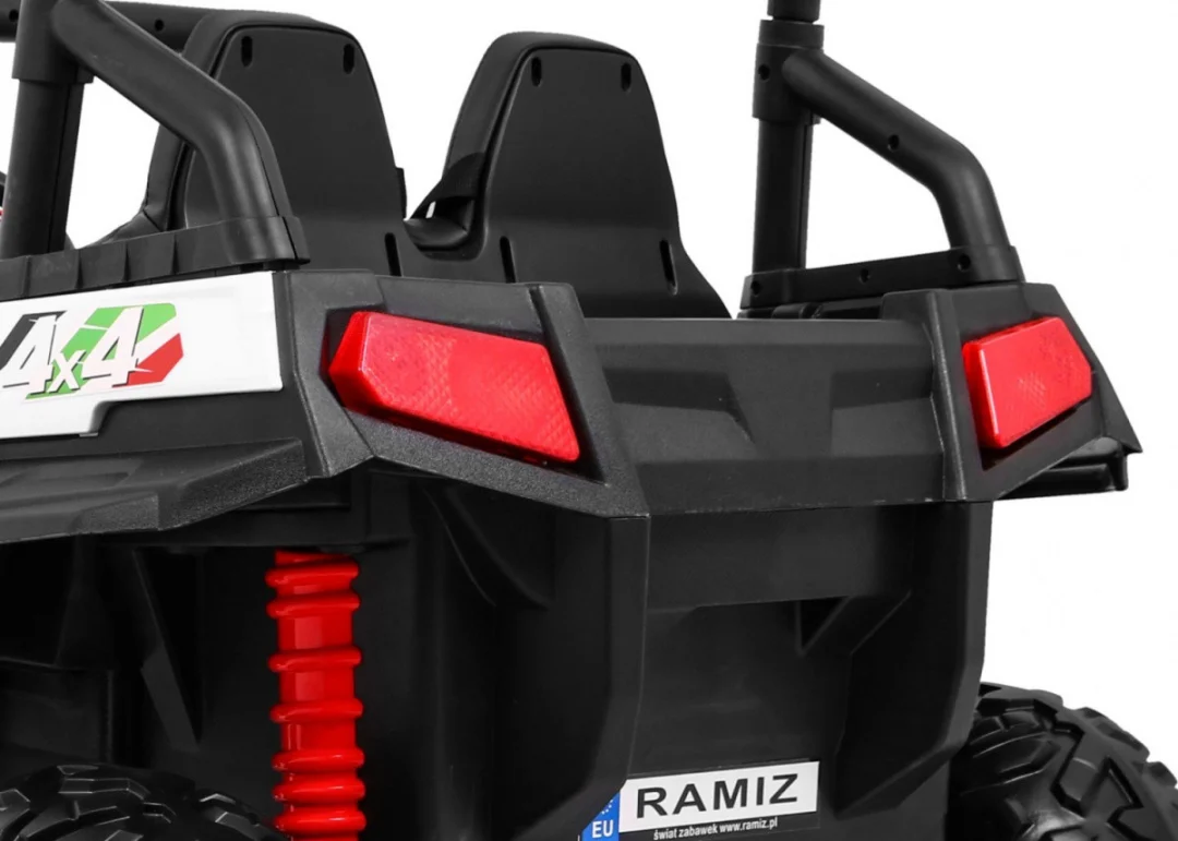 Terenski Grand Buggy Lift za djecu bijeli + 4x4 pogon + daljinski upravljač + nosač za, bijela_12