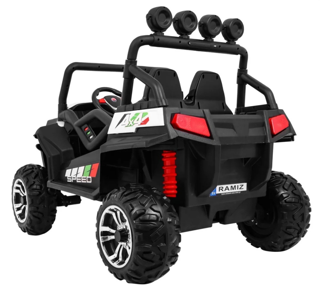 Terenski Grand Buggy Lift za djecu bijeli + 4x4 pogon + daljinski upravljač + nosač za, bijela_5