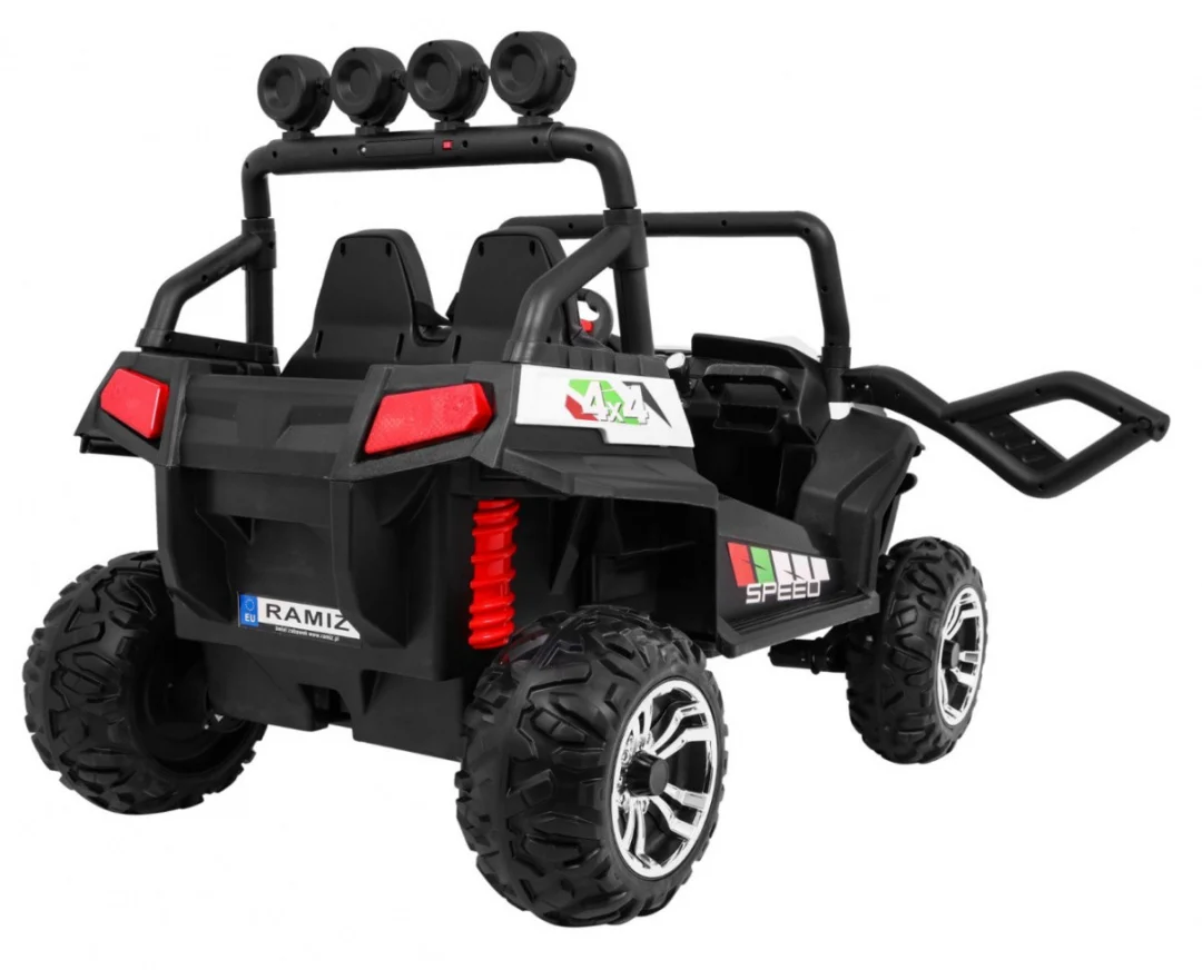 Terenski Grand Buggy Lift za djecu bijeli + 4x4 pogon + daljinski upravljač + nosač za, bijela_9