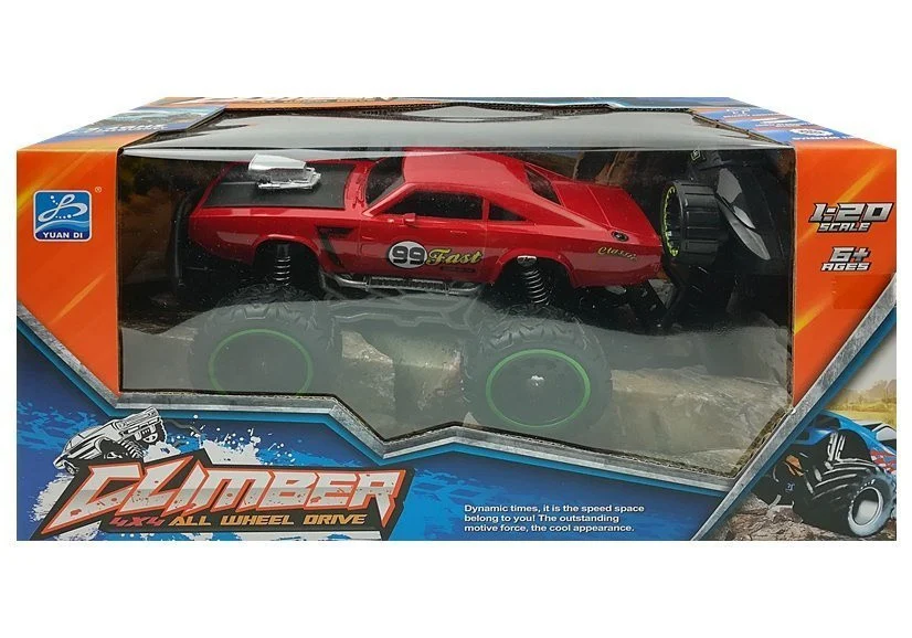 Terenski auto na daljinsko upravljanje, crveni, 1:20_7