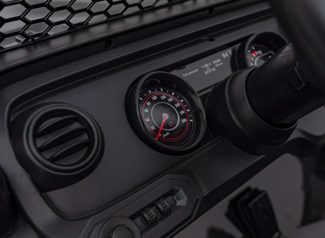 Terenski automobil OFF-ROAD 3.0 za djecu Crni + Daljinski upravljač + Sporo pokretanje, crna_12