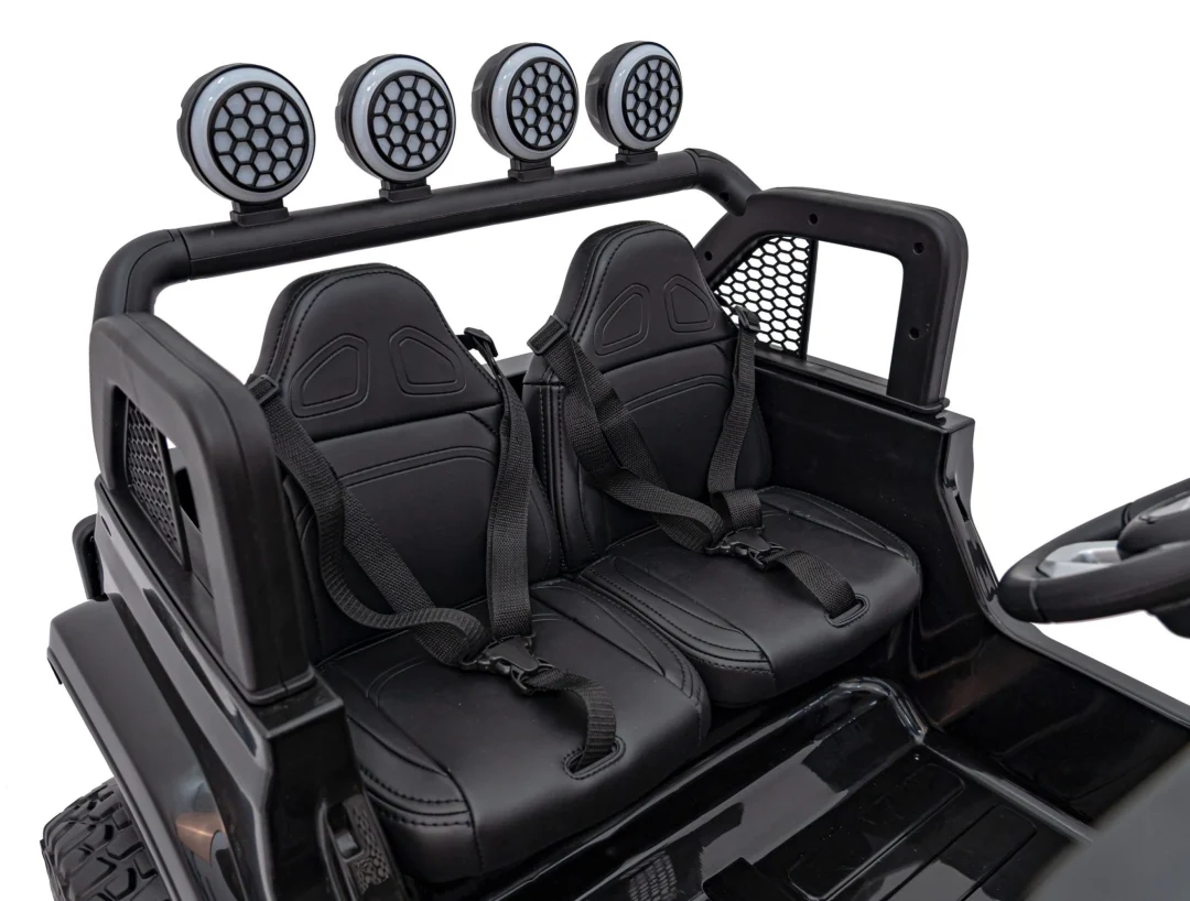 Terenski automobil OFF-ROAD 3.0 za djecu Crni + Daljinski upravljač + Sporo pokretanje, crna_13