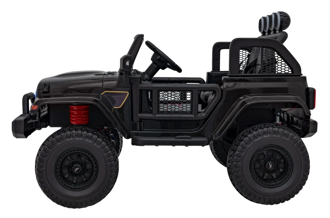Terenski automobil OFF-ROAD 3.0 za djecu Crni + Daljinski upravljač + Sporo pokretanje, crna_5