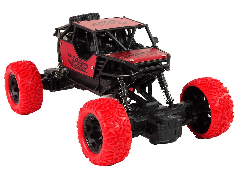 Terenski automobil na daljinsko upravljanje, 1:18, crveni_4