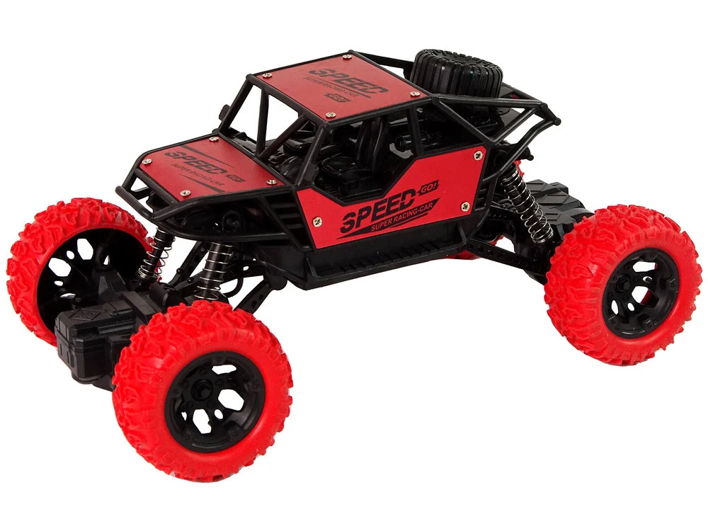 Terenski automobil na daljinsko upravljanje, 1:18, crveni_5