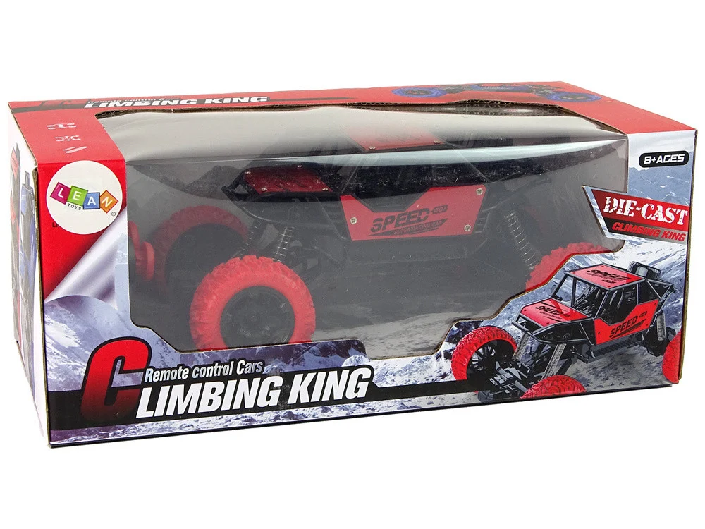 Terenski automobil na daljinsko upravljanje, 1:18, crveni_6