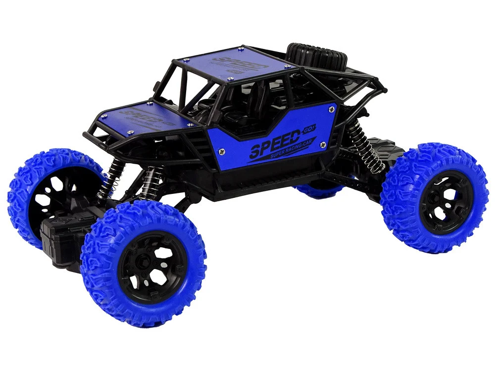 Terenski automobil na daljinsko upravljanje, 1:18, plavi_2