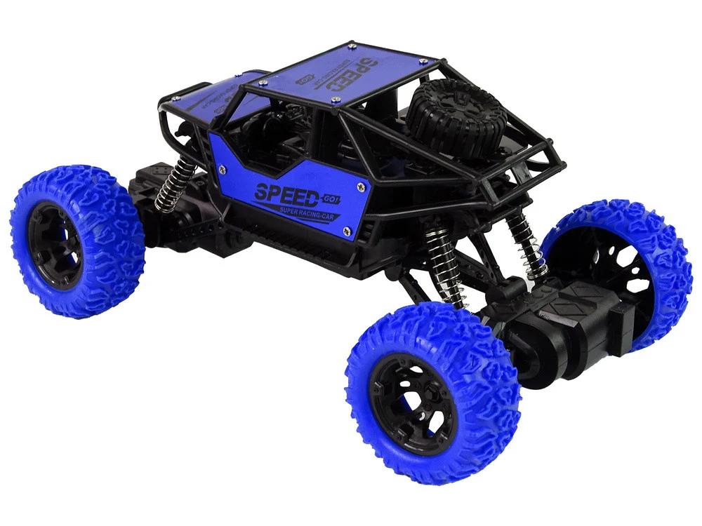 Terenski automobil na daljinsko upravljanje, 1:18, plavi_3
