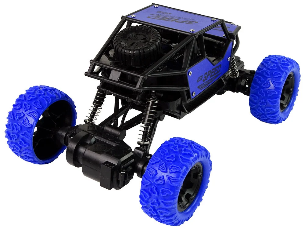 Terenski automobil na daljinsko upravljanje, 1:18, plavi_4