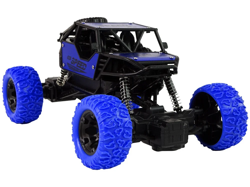 Terenski automobil na daljinsko upravljanje, 1:18, plavi_6
