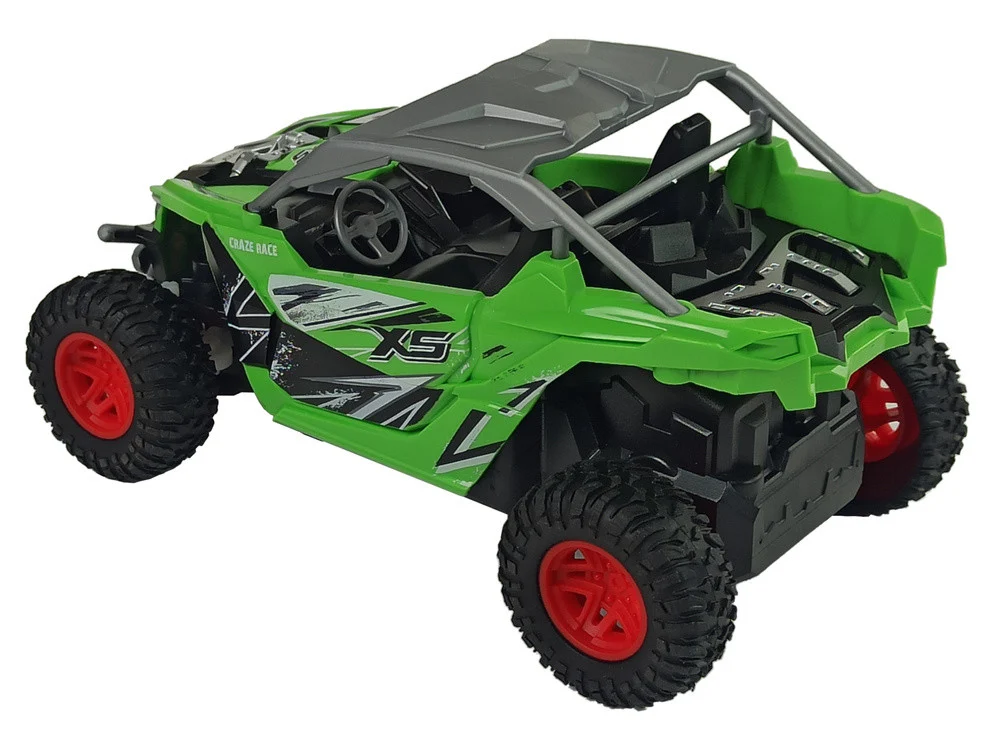 Terenski automobil na daljinsko upravljanje Cross Country 27 MHz Zeleni_5