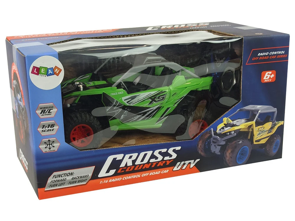 Terenski automobil na daljinsko upravljanje Cross Country 27 MHz Zeleni_6
