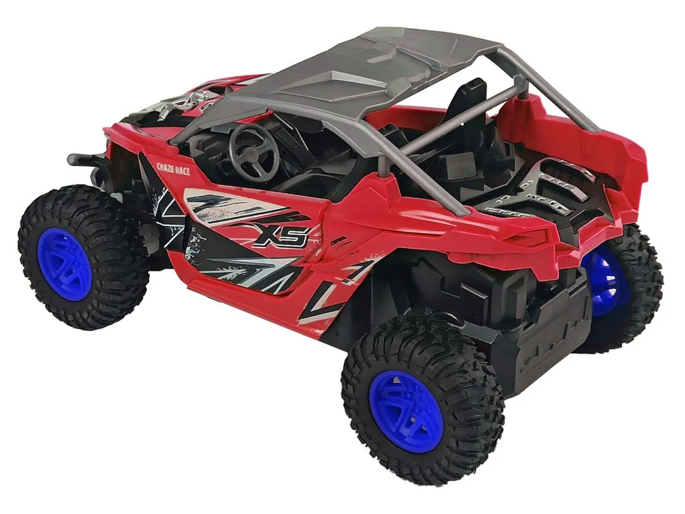Terenski automobil na daljinsko upravljanje Cross Country 27 MHz crveni_3