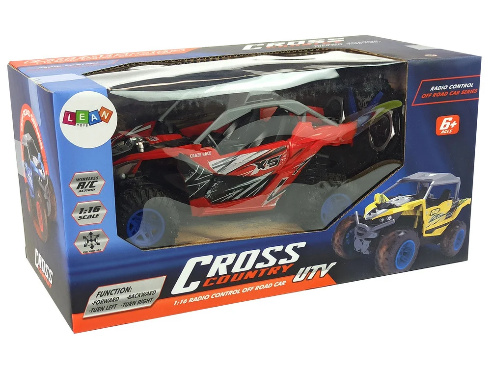 Terenski automobil na daljinsko upravljanje Cross Country 27 MHz crveni_6