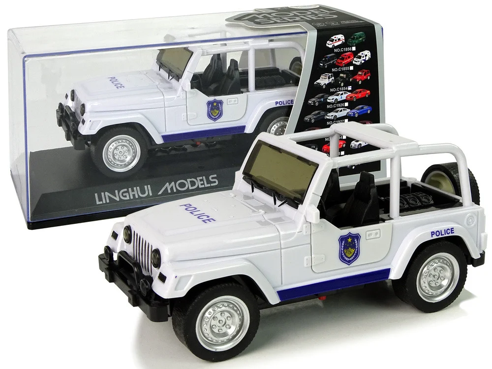 Terenski policijski automobil, bijeli_2