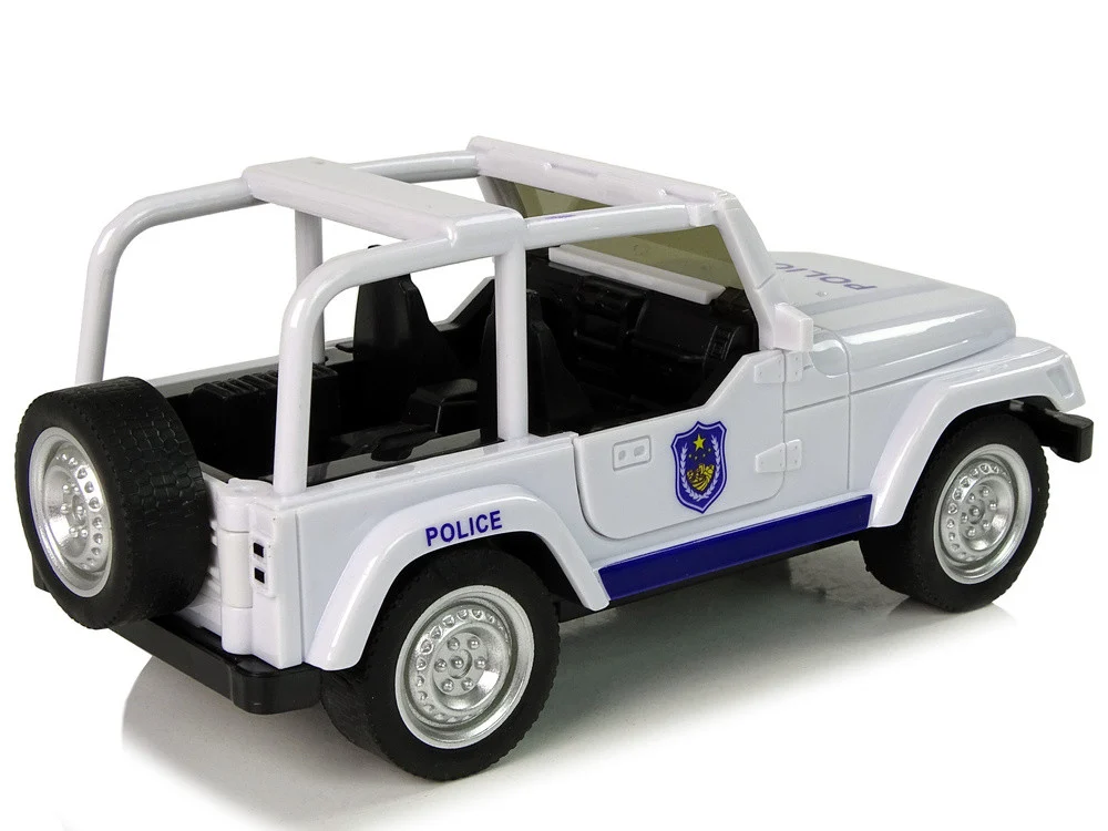 Terenski policijski automobil, bijeli_5