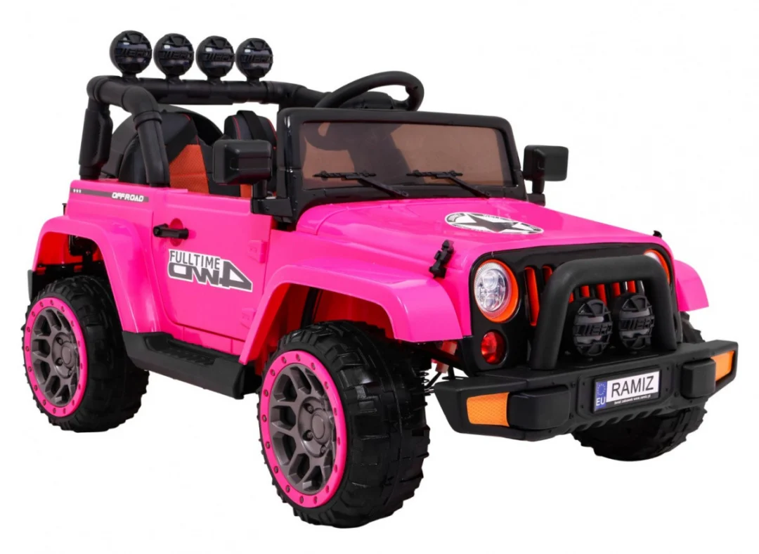 Terensko vozilo 4x4 s daljinskim, ružičasto_12