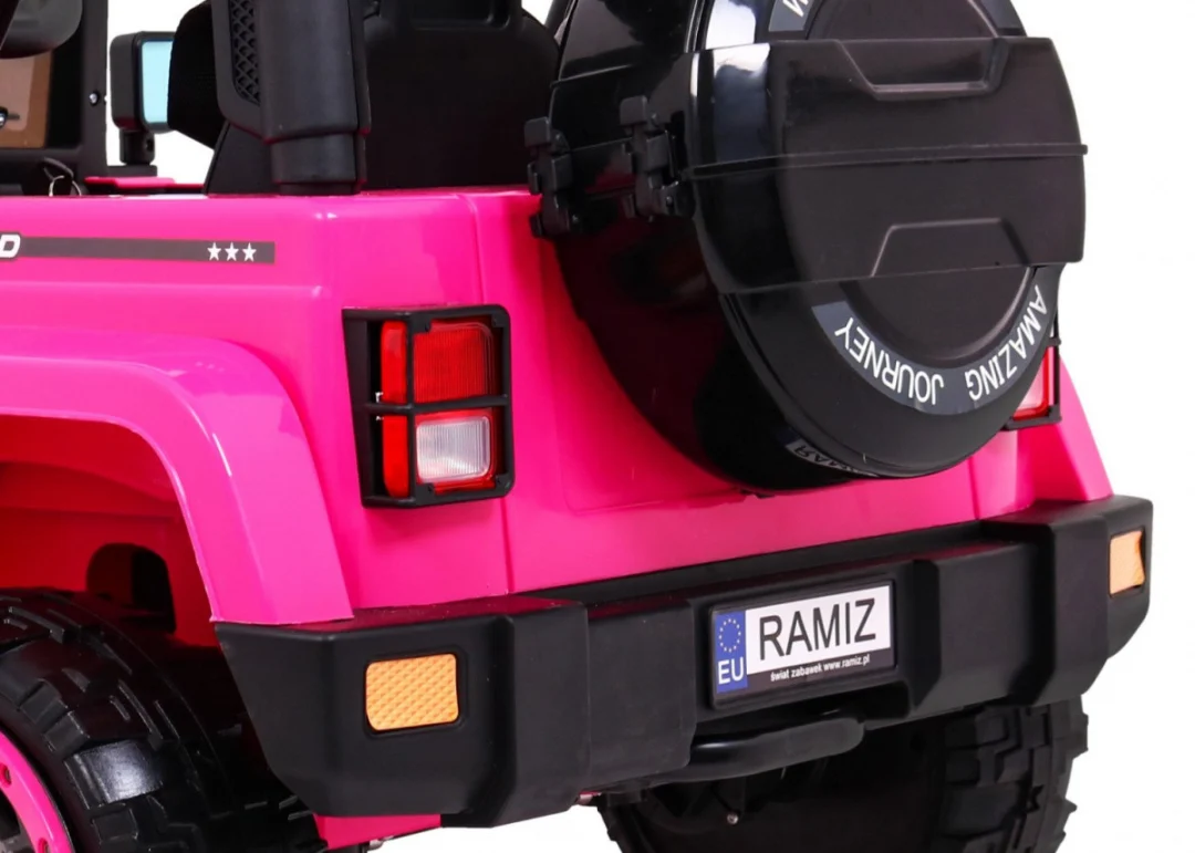 Terensko vozilo 4x4 s daljinskim, ružičasto_14