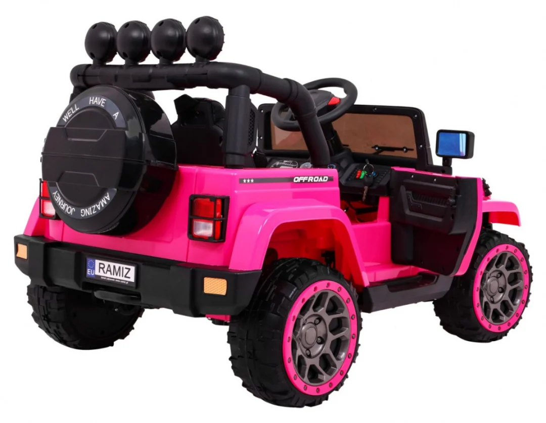Terensko vozilo 4x4 s daljinskim, ružičasto_8