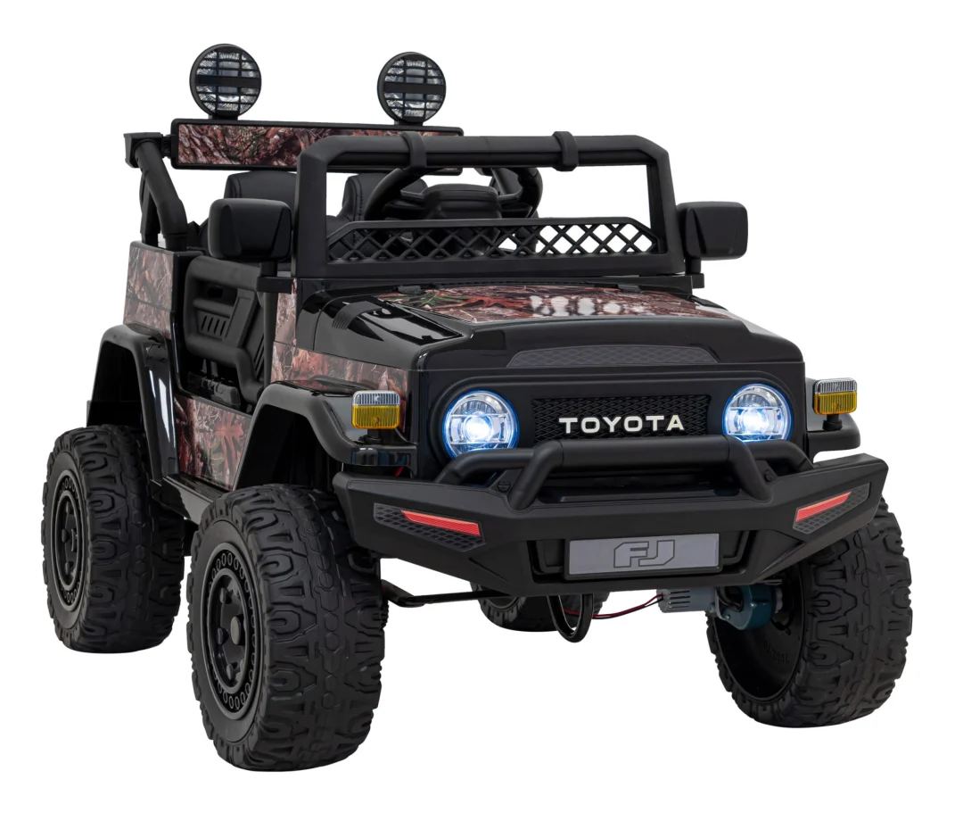 Toyota FJ Cruiser za djecu Crno terensko vozilo + daljinski upravljač_13