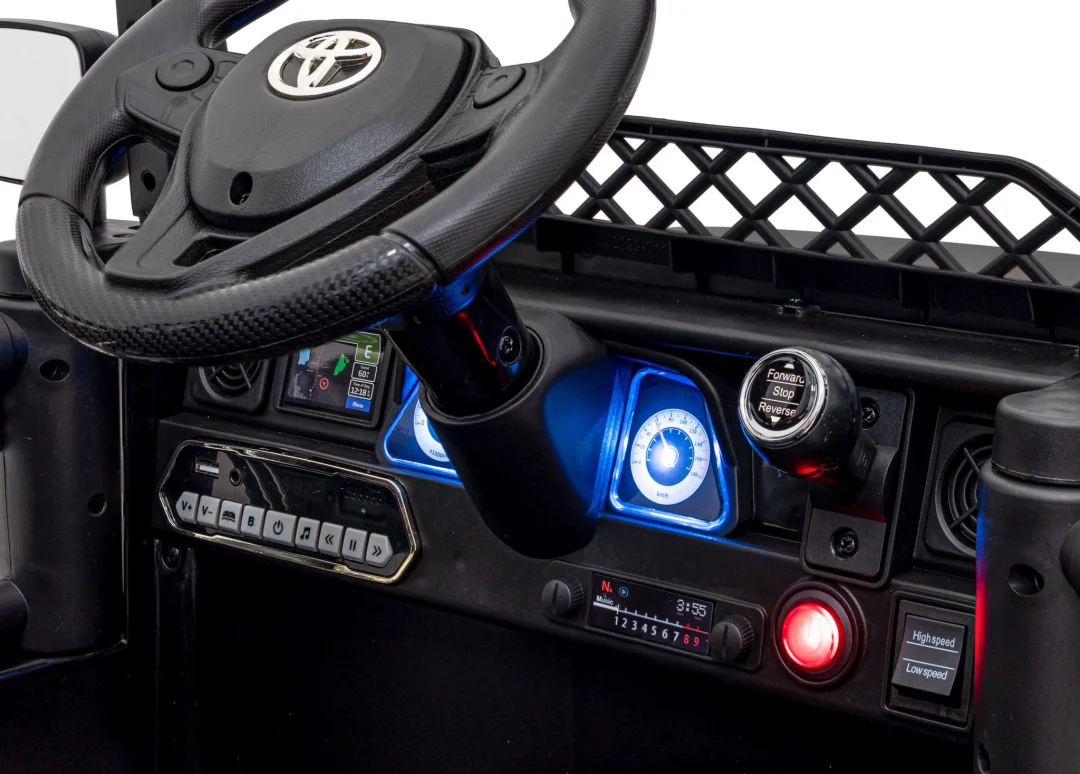 Toyota FJ Cruiser za djecu Crno terensko vozilo + daljinski upravljač_9
