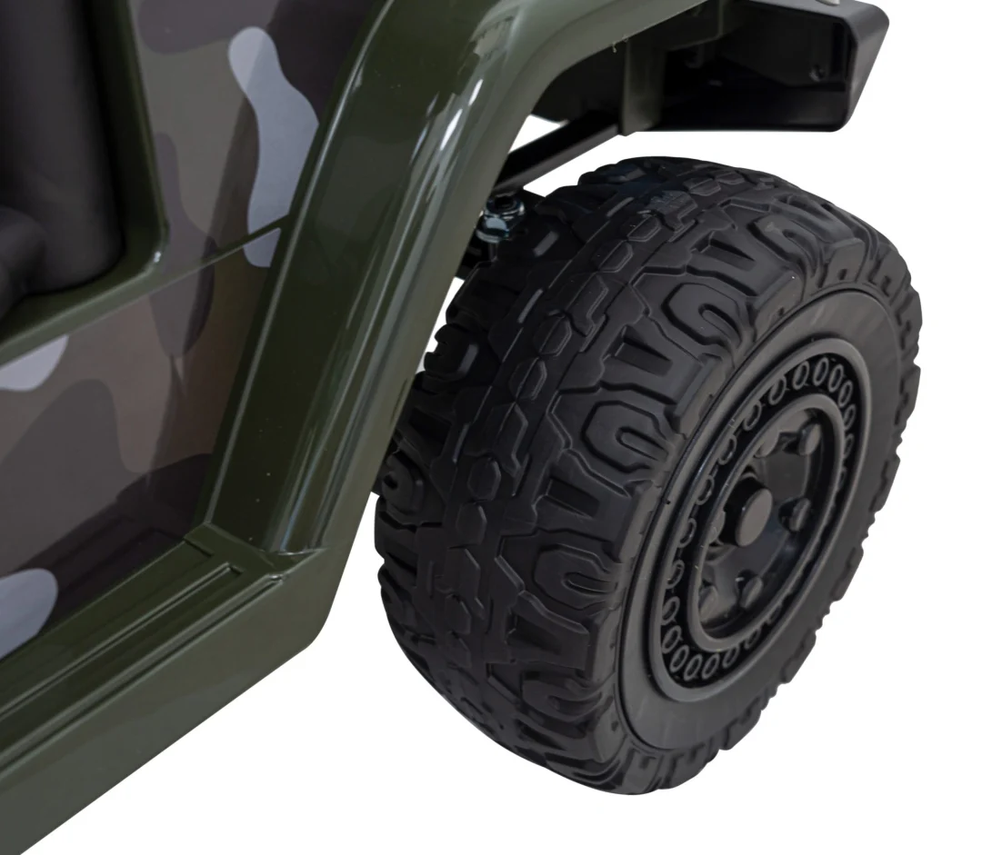 Toyota FJ Cruiser za djecu Moro + Daljinski upravljač + 4x4 pogon + Audio LED + EVA + Sporo, zelena_19