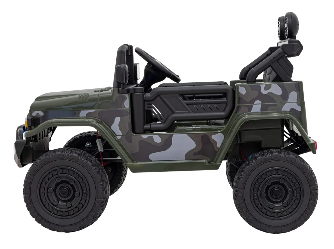 Toyota FJ Cruiser za djecu Moro + Daljinski upravljač + 4x4 pogon + Audio LED + EVA + Sporo, zelena_5