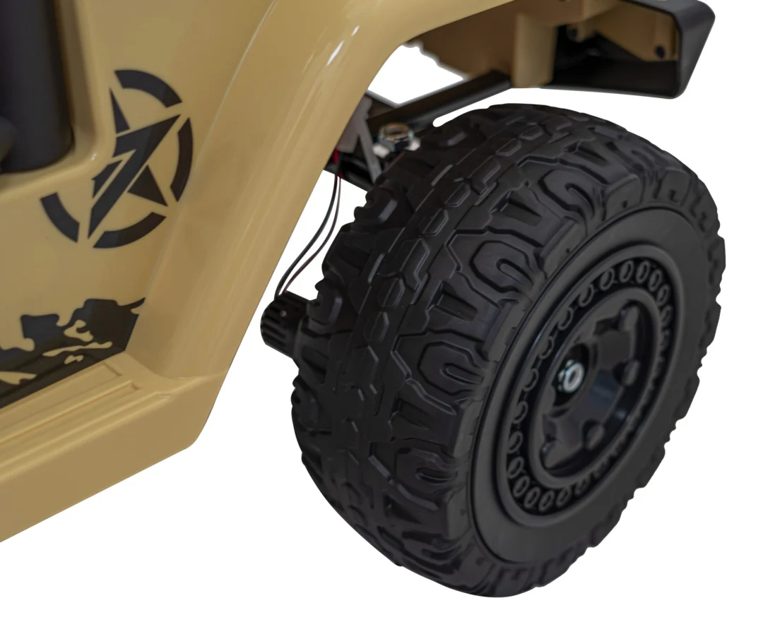 Toyota FJ Cruiser za djecu bež + daljinski upravljač + 4x4 pogon + audio LED + EVA + spori, crna_19