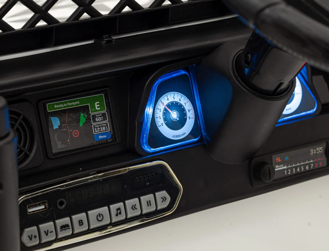 Toyota FJ Cruiser za djecu bijela + daljinski upravljač + 4x4 pogon + audio LED + EVA + spori start_10