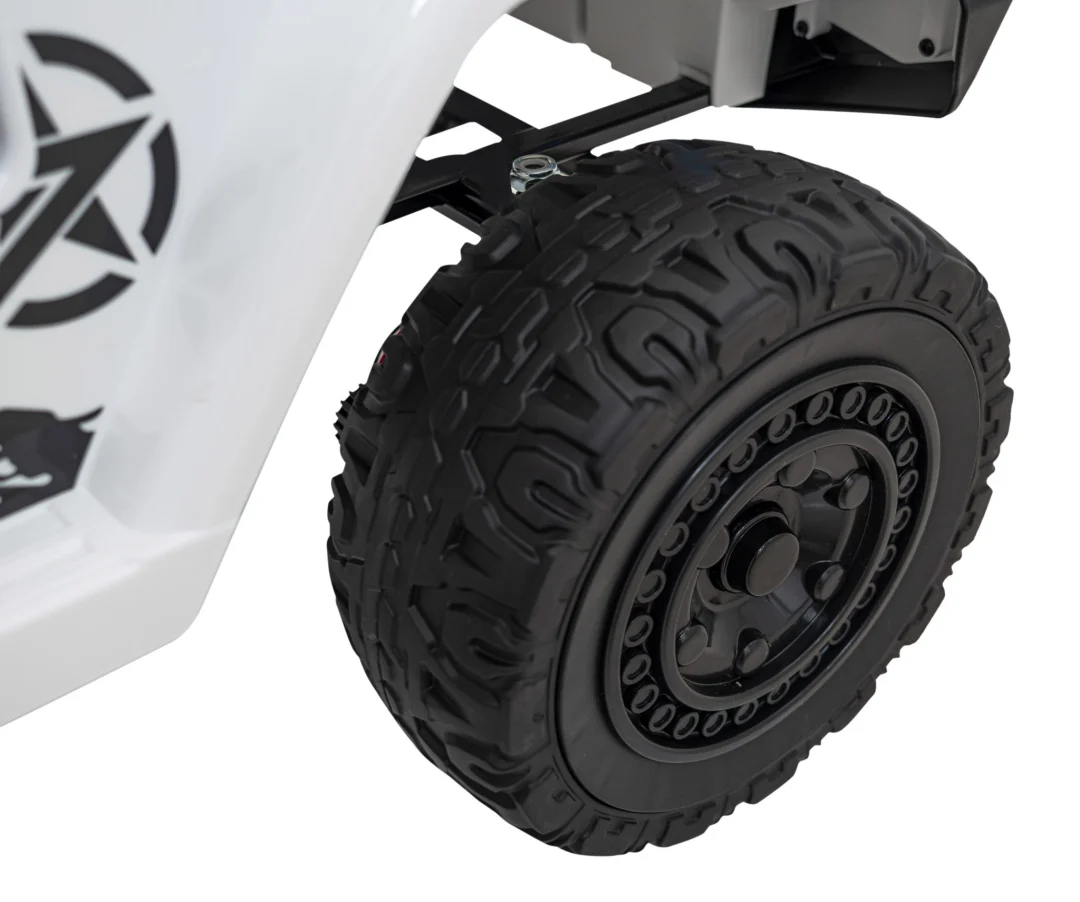 Toyota FJ Cruiser za djecu bijela + daljinski upravljač + 4x4 pogon + audio LED + EVA + spori start_17