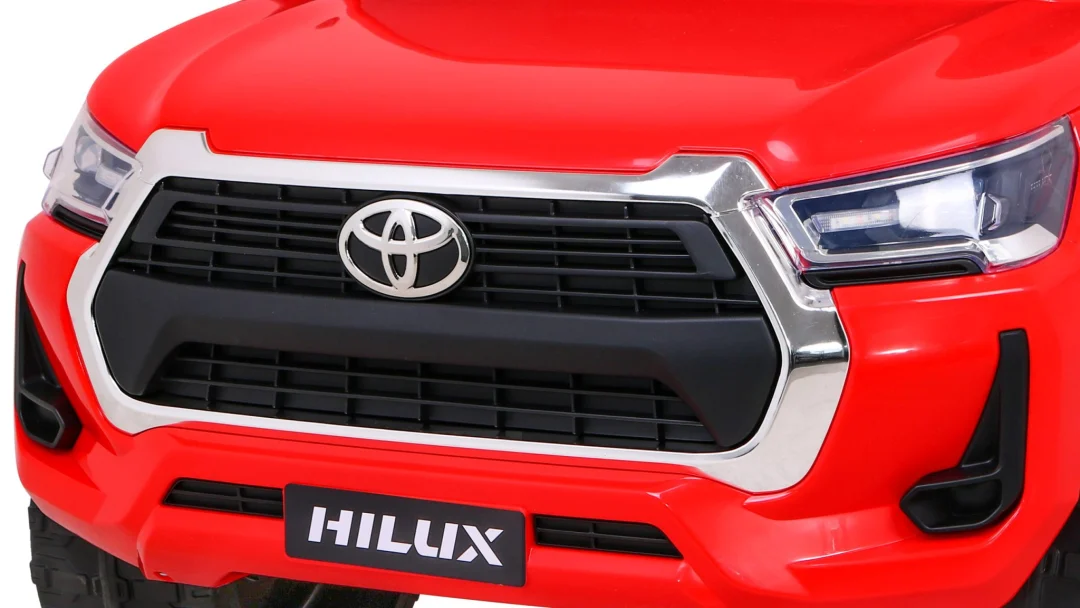Toyota Hilux dječji crveni kamionet na baterije + 4x4 pogon + daljinski upravljač, crvena_13