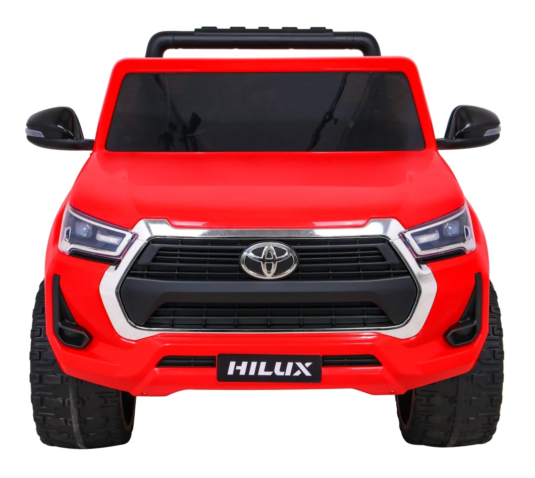 Toyota Hilux dječji crveni kamionet na baterije + 4x4 pogon + daljinski upravljač, crvena_2