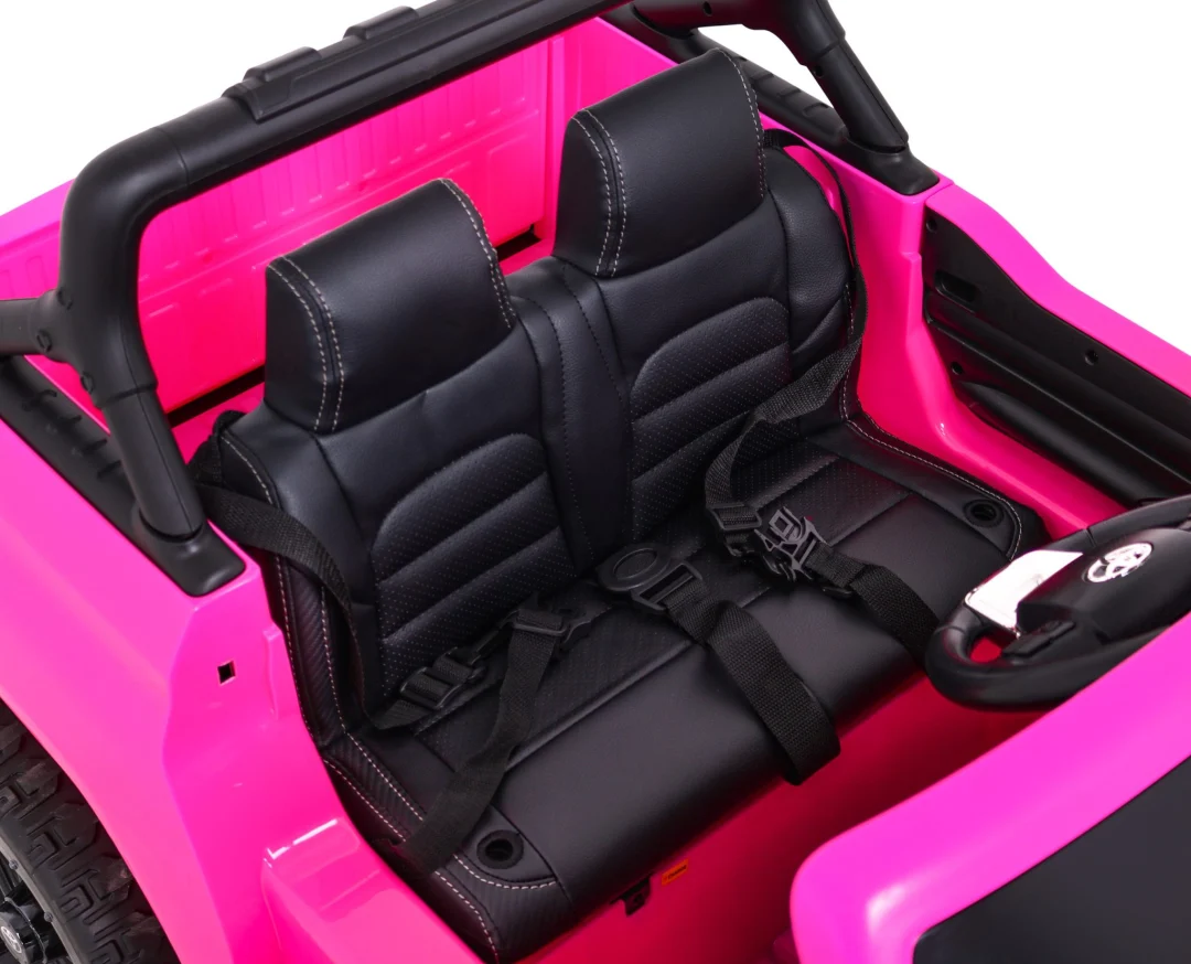 Toyota Hilux na baterije za djecu, ružičasti pickup + 4x4 pogon + daljinski upravljač_12