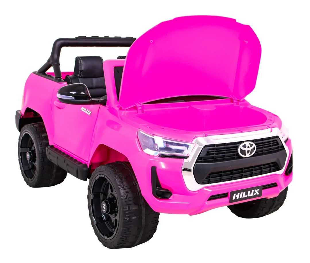 Toyota Hilux na baterije za djecu, ružičasti pickup + 4x4 pogon + daljinski upravljač_13