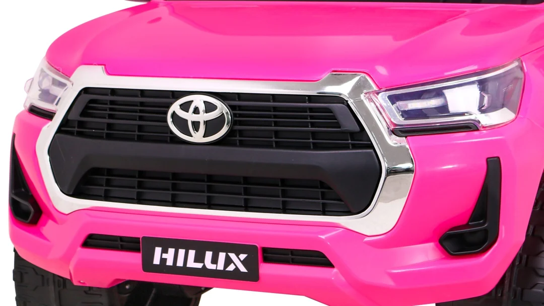 Toyota Hilux na baterije za djecu, ružičasti pickup + 4x4 pogon + daljinski upravljač_14