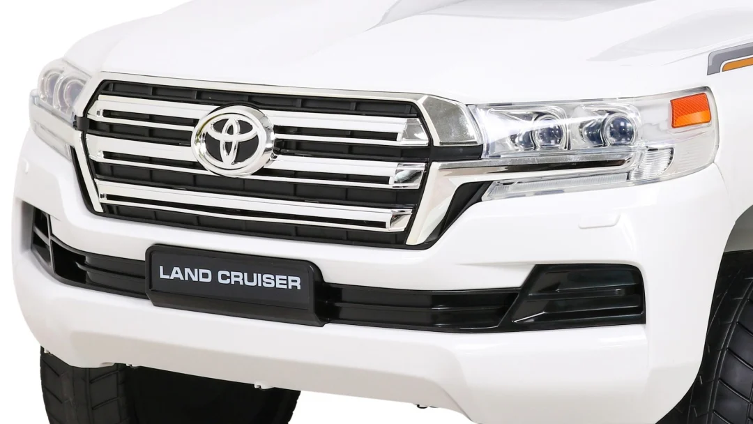 Toyota Land Cruiser bijeli SUV na baterije + daljinski upravljač + kutija za pohranu, bijela_11