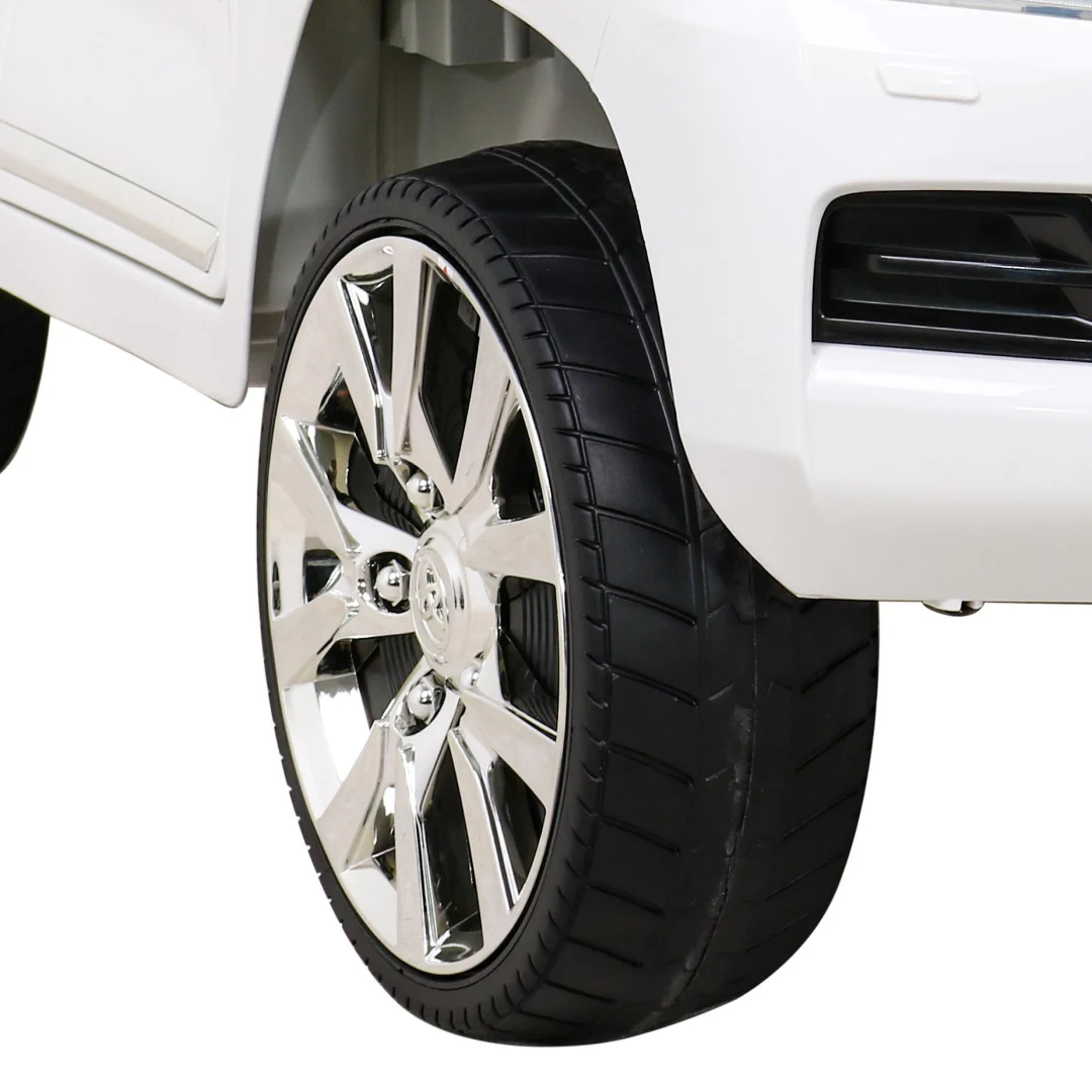 Toyota Land Cruiser bijeli SUV na baterije + daljinski upravljač + kutija za pohranu, bijela_13