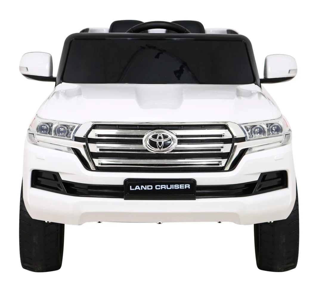 Toyota Land Cruiser bijeli SUV na baterije + daljinski upravljač + kutija za pohranu, bijela_3