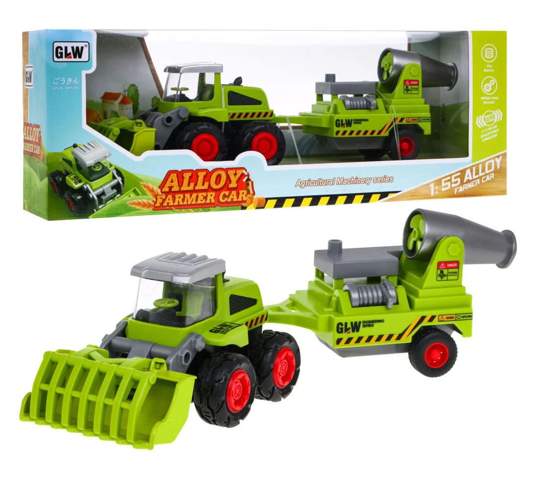Traktor 1:55 s prikolicom i prskalicom_1