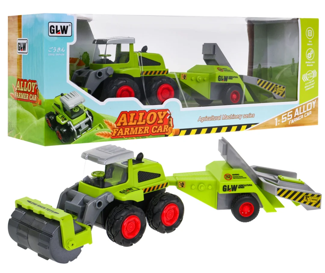 Traktor 1:55 s valjkom i prikolicom_1