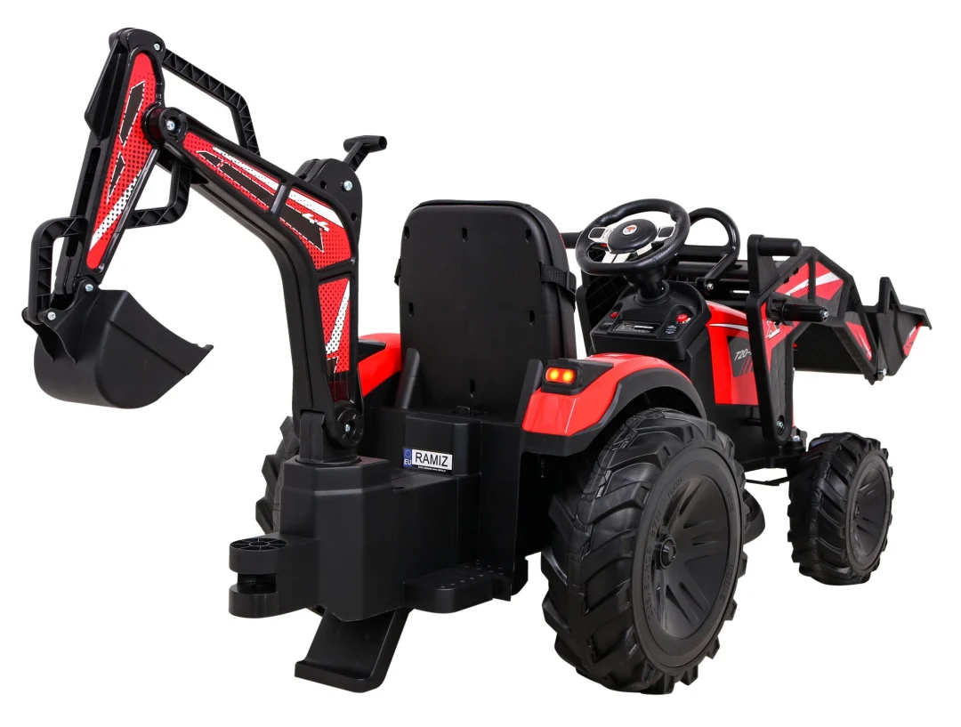 Traktor 720-T s prikolicom na akumulator crveni_15