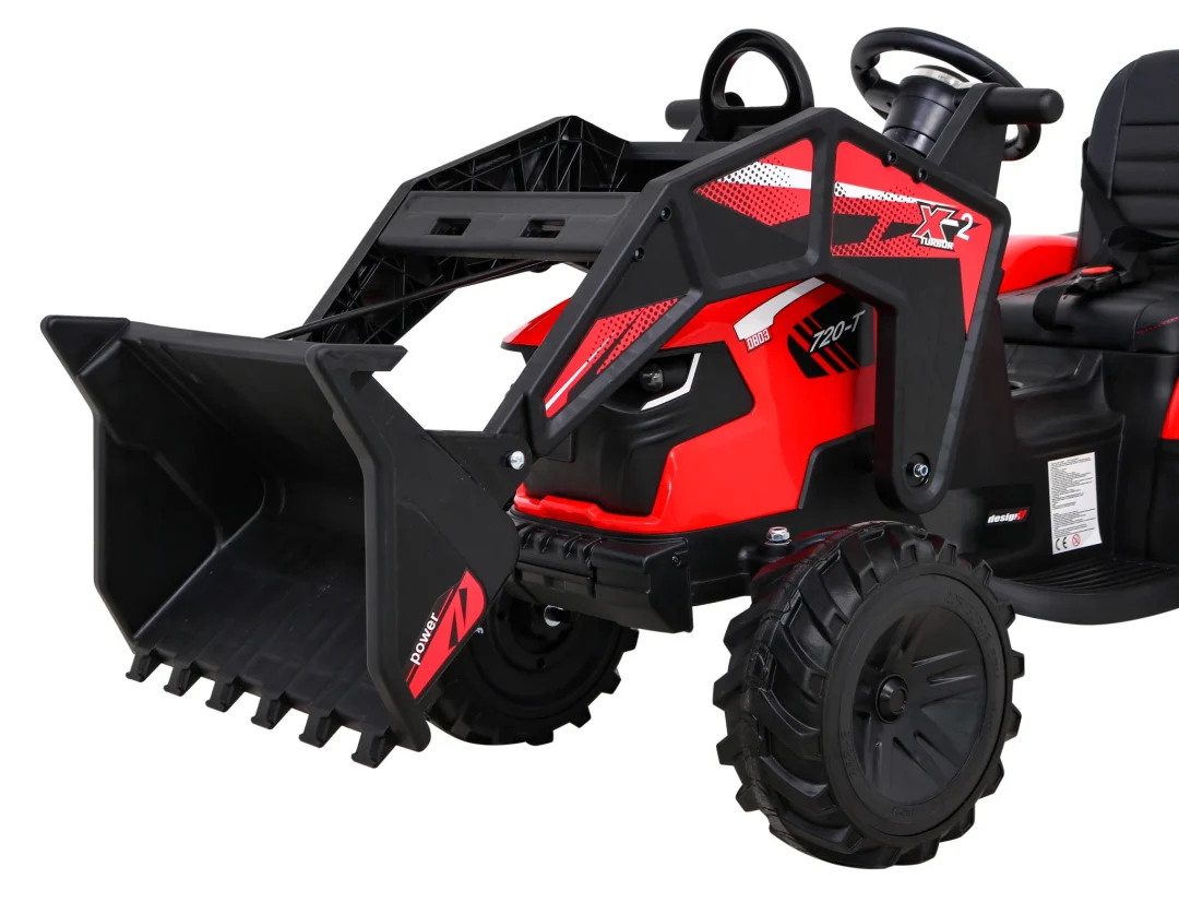 Traktor 720-T s prikolicom na akumulator crveni_6